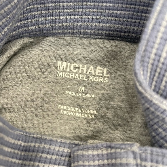 Michael Kors Men’s Blue Sweater Button M - Picture 4 of 5